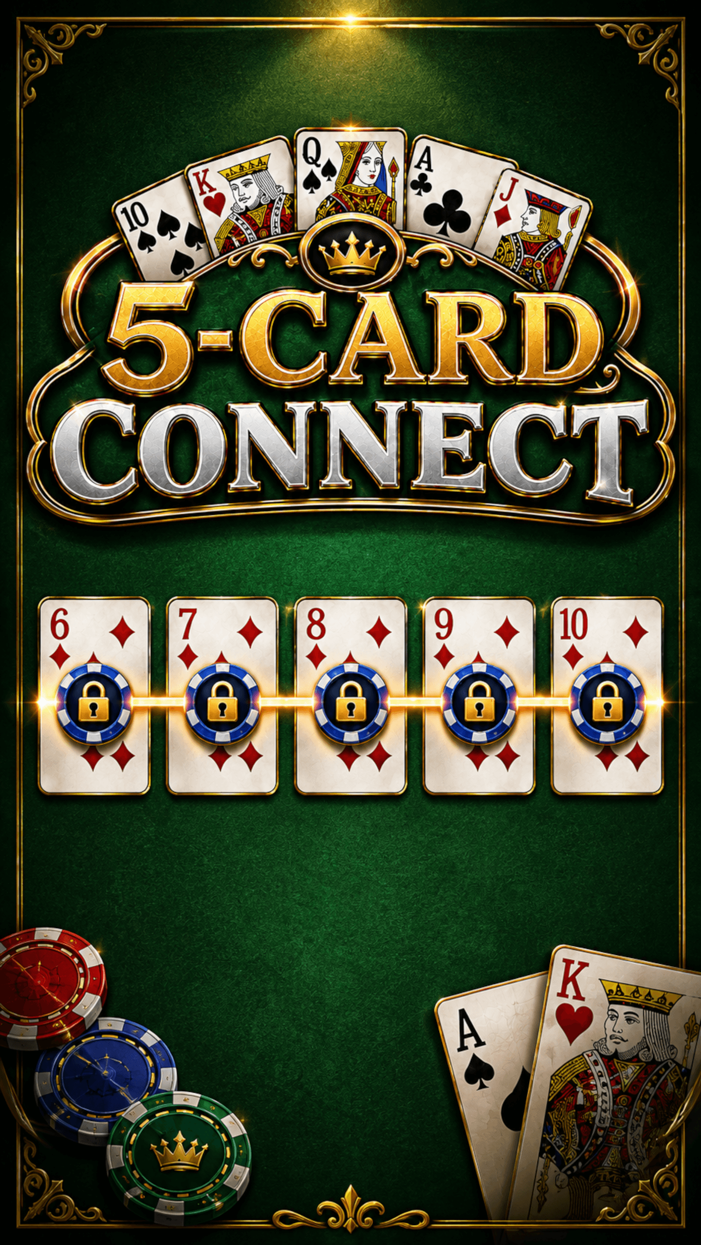 5-Card Connect splash screen